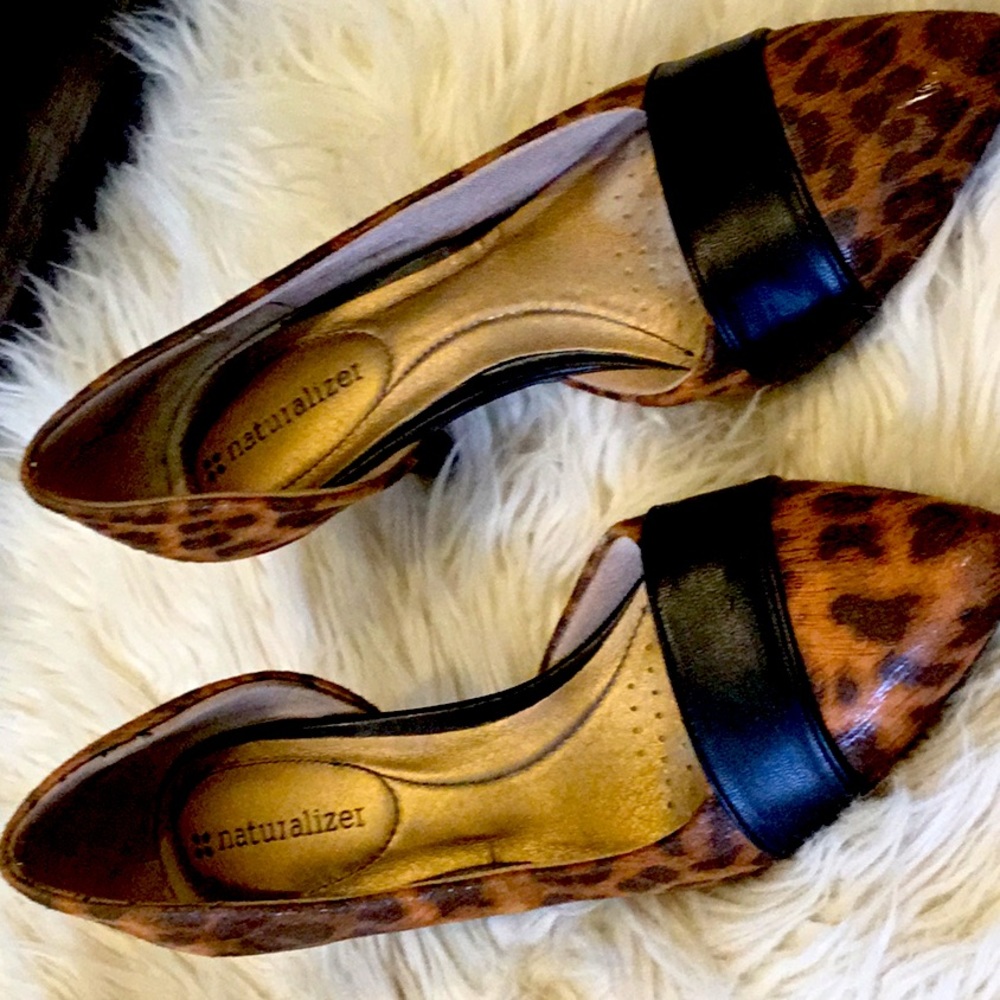 Naturalized leopard print shoes